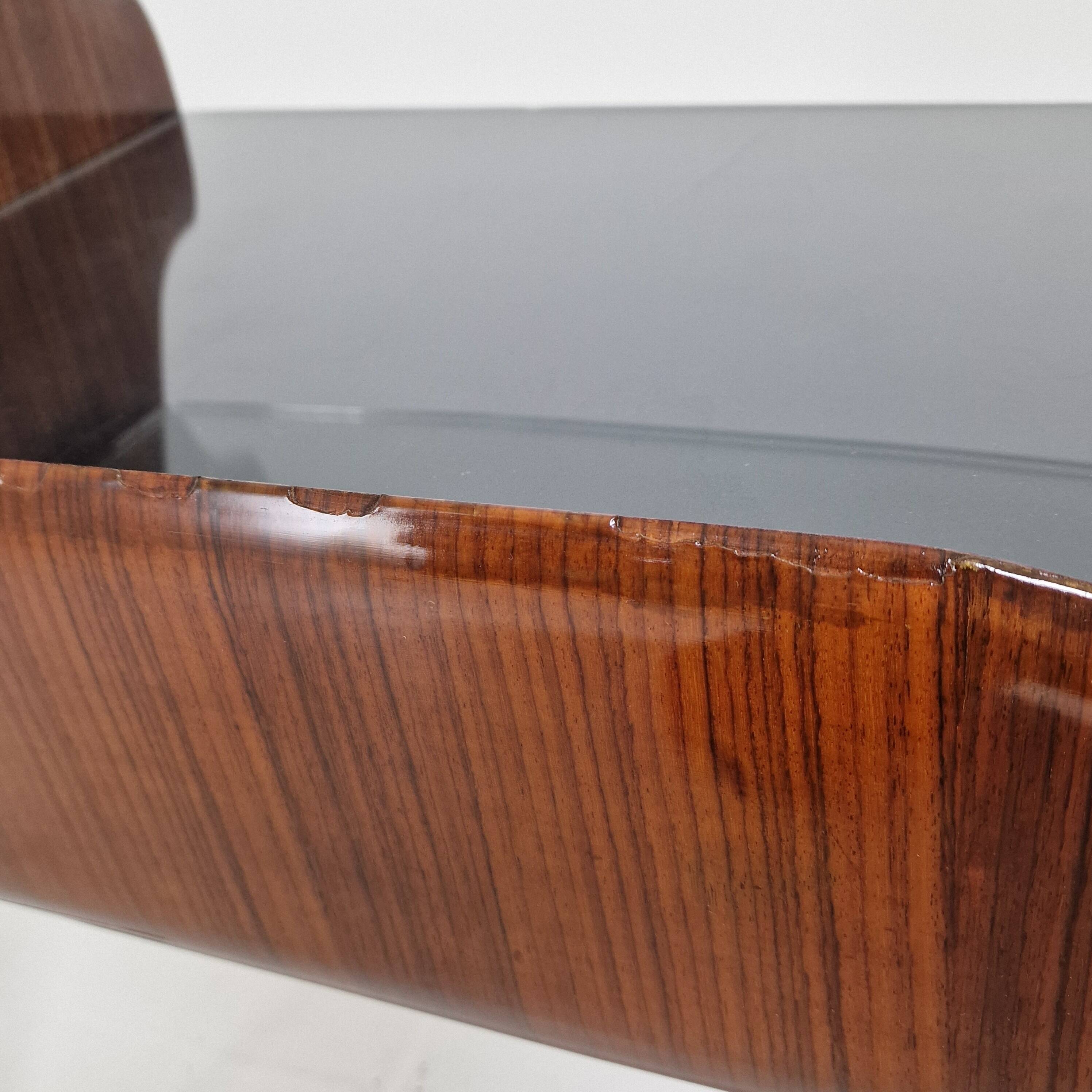 Ico Parisi Style Bedside Tables or Nightstands, Italy 1950's