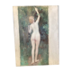 Grande étude de peinture à l'huile représentant un nu féminin vers 1900