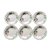 Set of 6 flat plates Churchill England