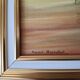 Oil on canvas Roland Rochefort signed framed Carrelets Meschers / Gironde