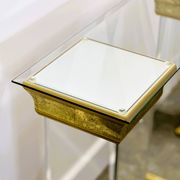 Rare Pair Of Mirrored Plinths or Console By Deknudt, Belgium 1980s