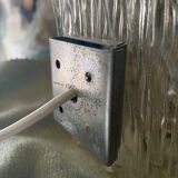Pair of vintage plexi cube wall lights