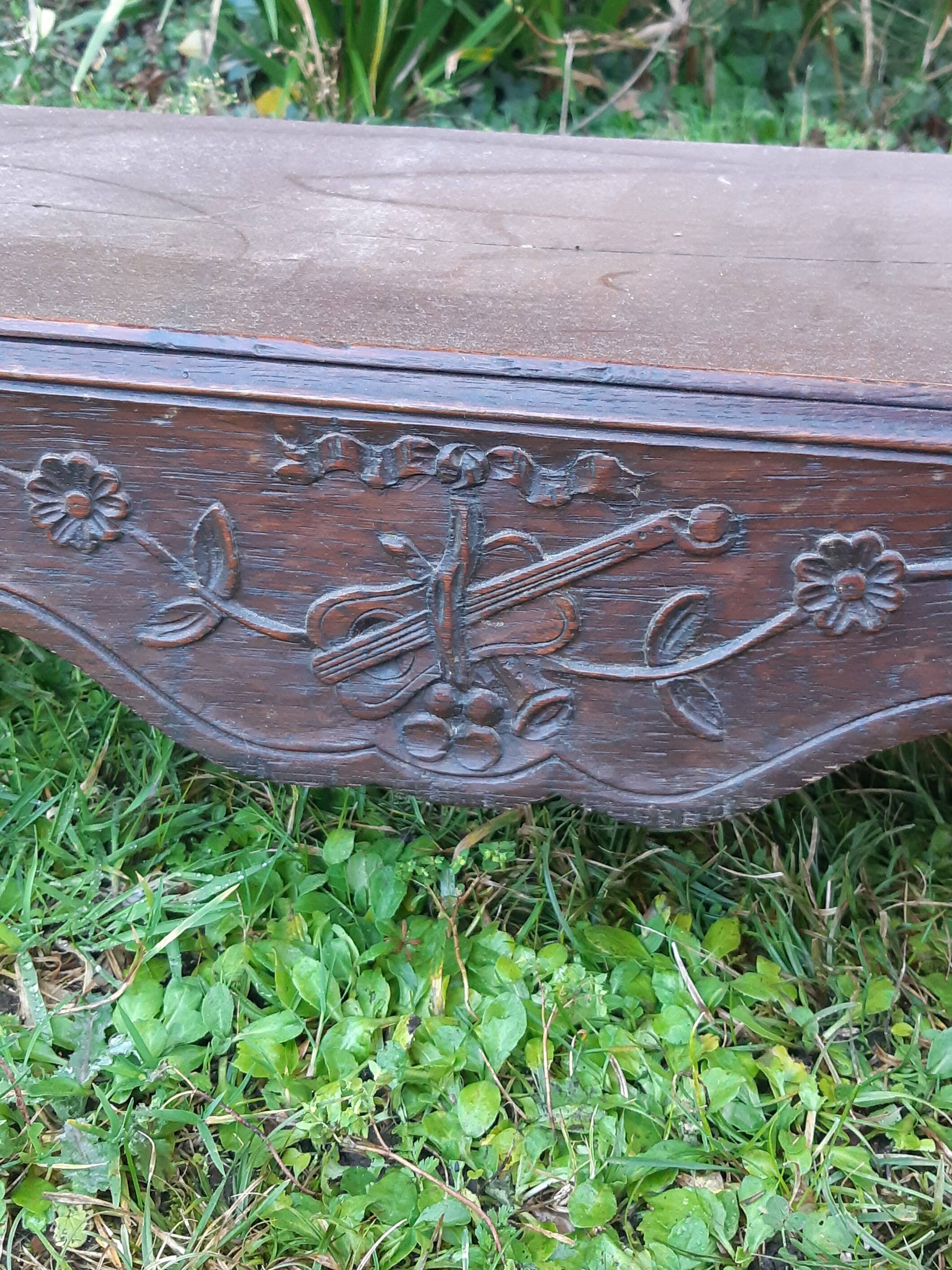 Provençal oak kneading trough