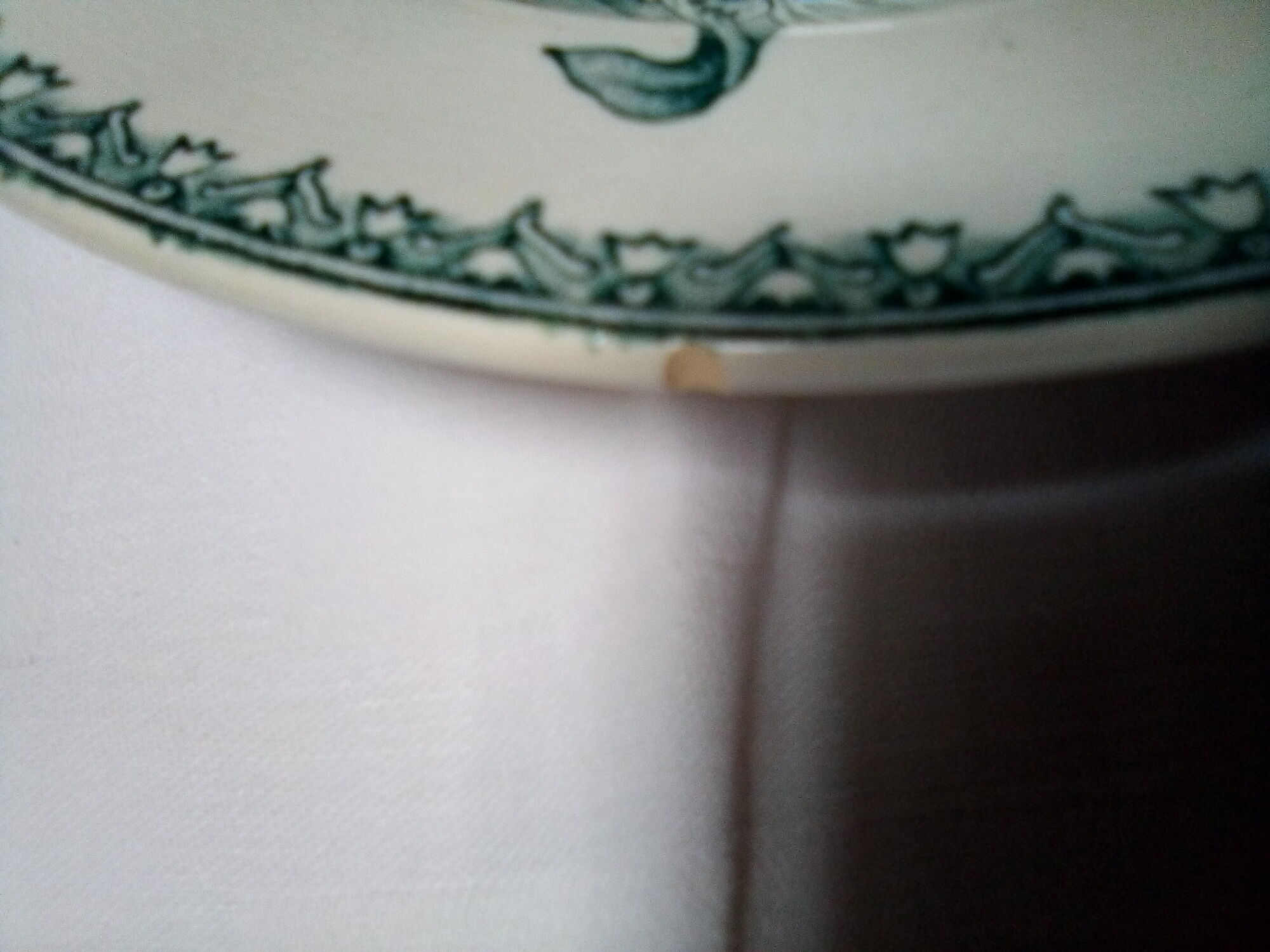 Set de 5 assiettes creuses Terre de Fer Muguet  St Amandinoise