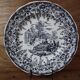 Round dish stamped Lunéville KG Tradition special grand feu