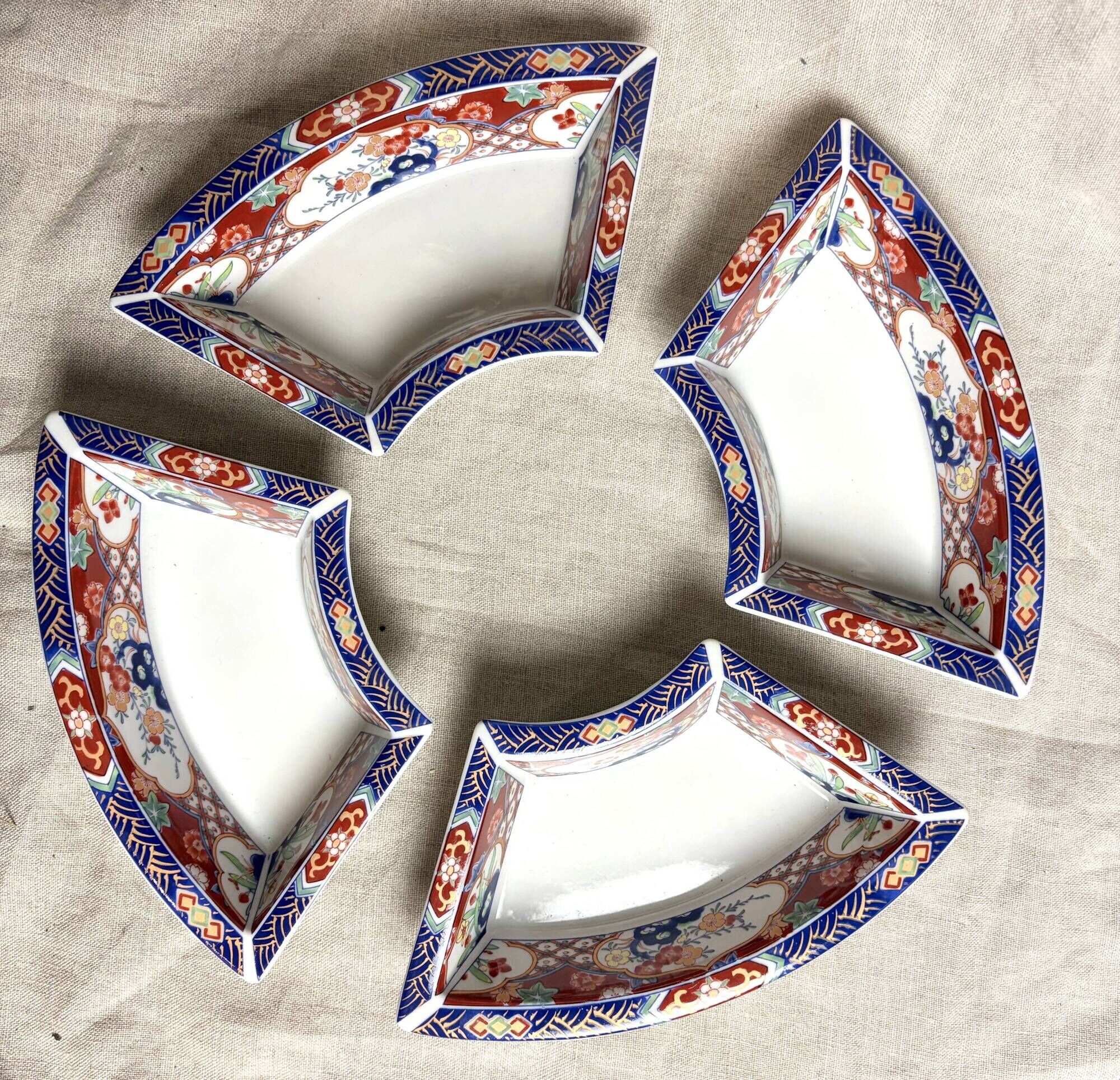 Vintage 70s style Imari serving dish