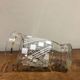 Vase en verre des années 50