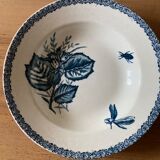 Paire d’assiettes à soupe Choisy le Roi