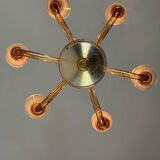 Venetian chandelier in Mordoré Murano glass circa 1940