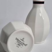 Set of 2 Villeroy & Boch porcelain bottles – GEO model, Luxembourg, 11