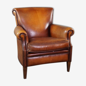 Fauteuil en cuir de mouton