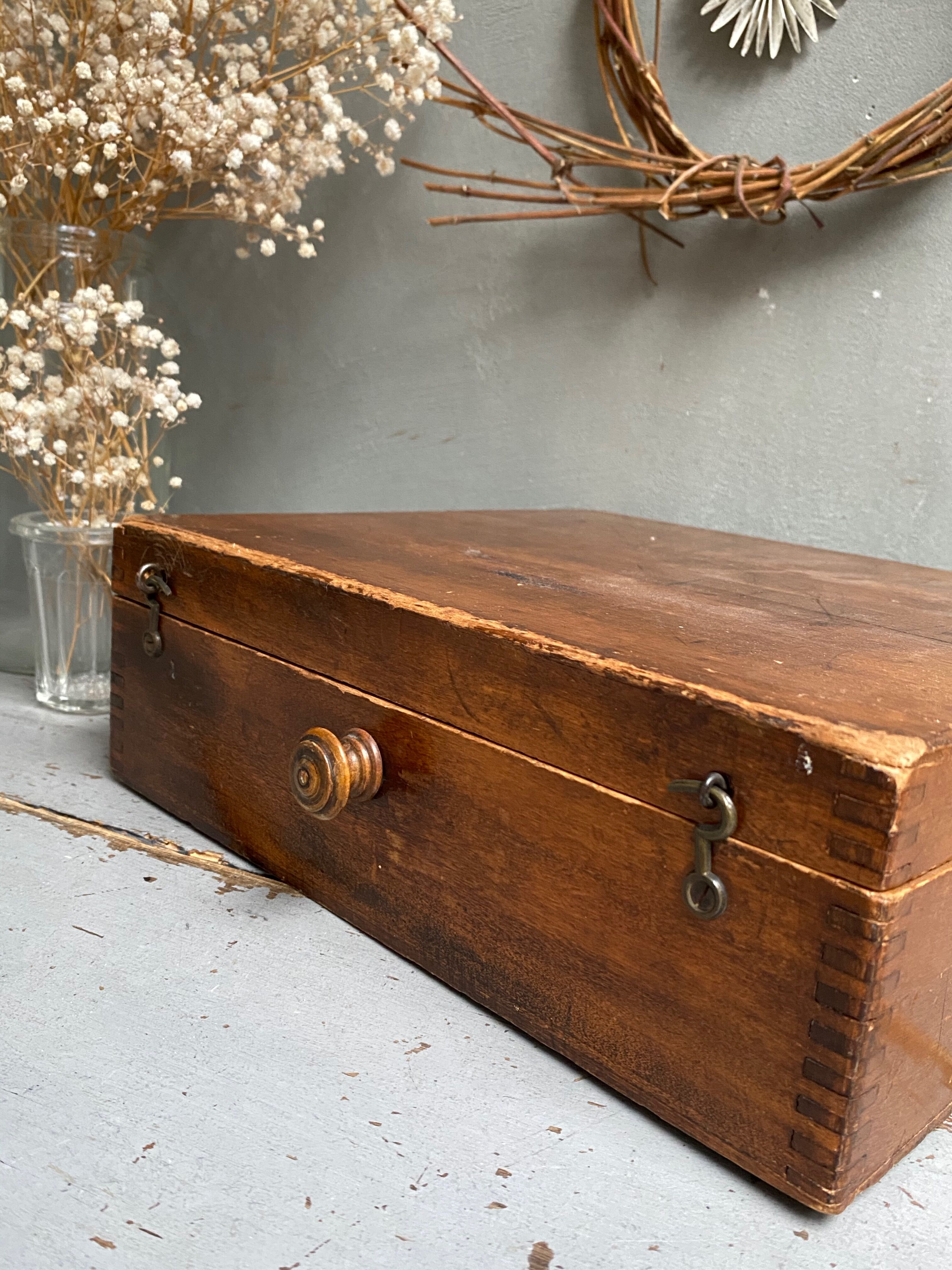 Small wooden chest