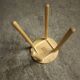 Vintage 1970s stool, Volhov, made in the USSR
