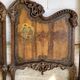 Pair of Art Nouveau cast iron headboards, Italy circa 1900