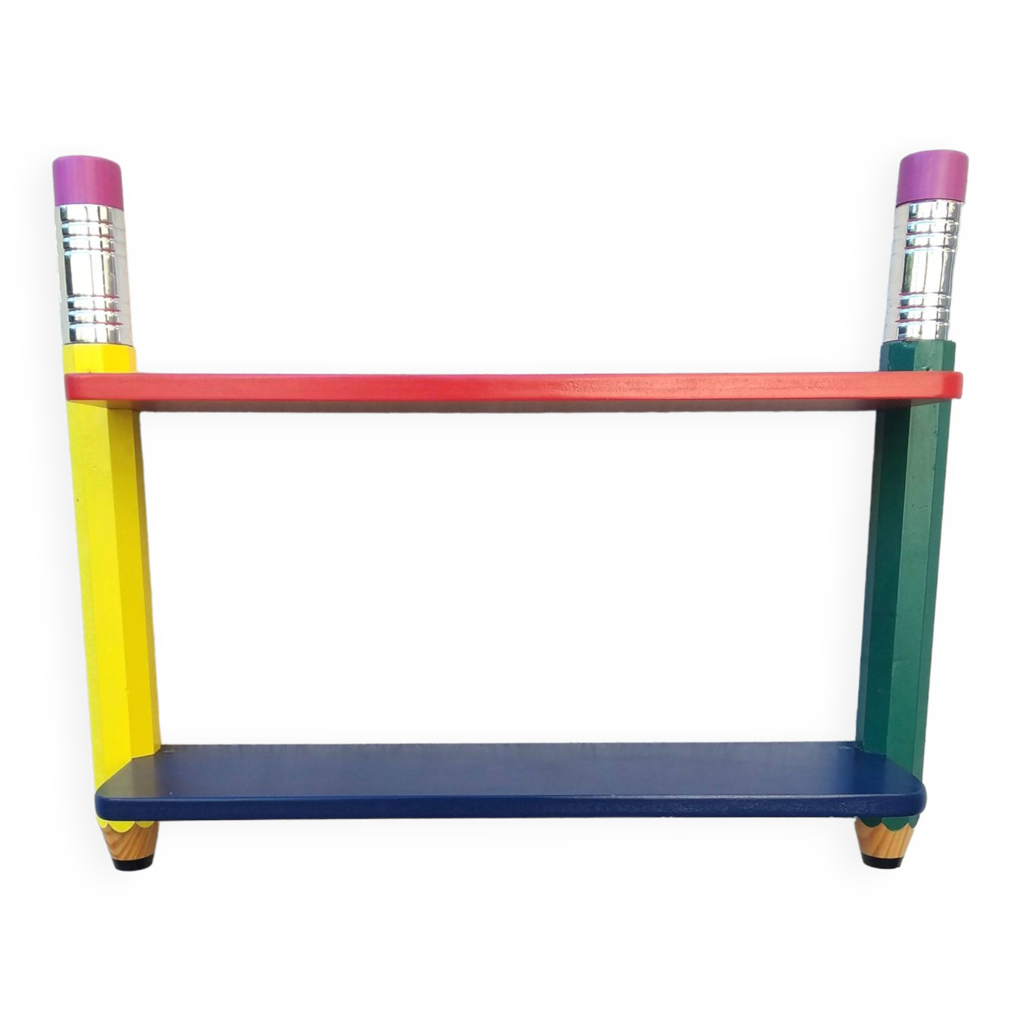 Small wall shelf for pencils Pierre Sala Clairefontaine collection 1980
