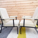 Pair of modernist armchairs