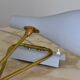 Original 1950s light blue & brass metal Swing Wall Light Made by Cosack, Germany