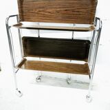 Vintage folding dessert on wheels