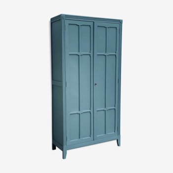 Armoire parisienne bleu grisé 1940