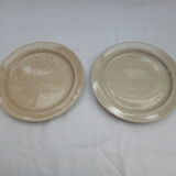 6 flat sandstone plates