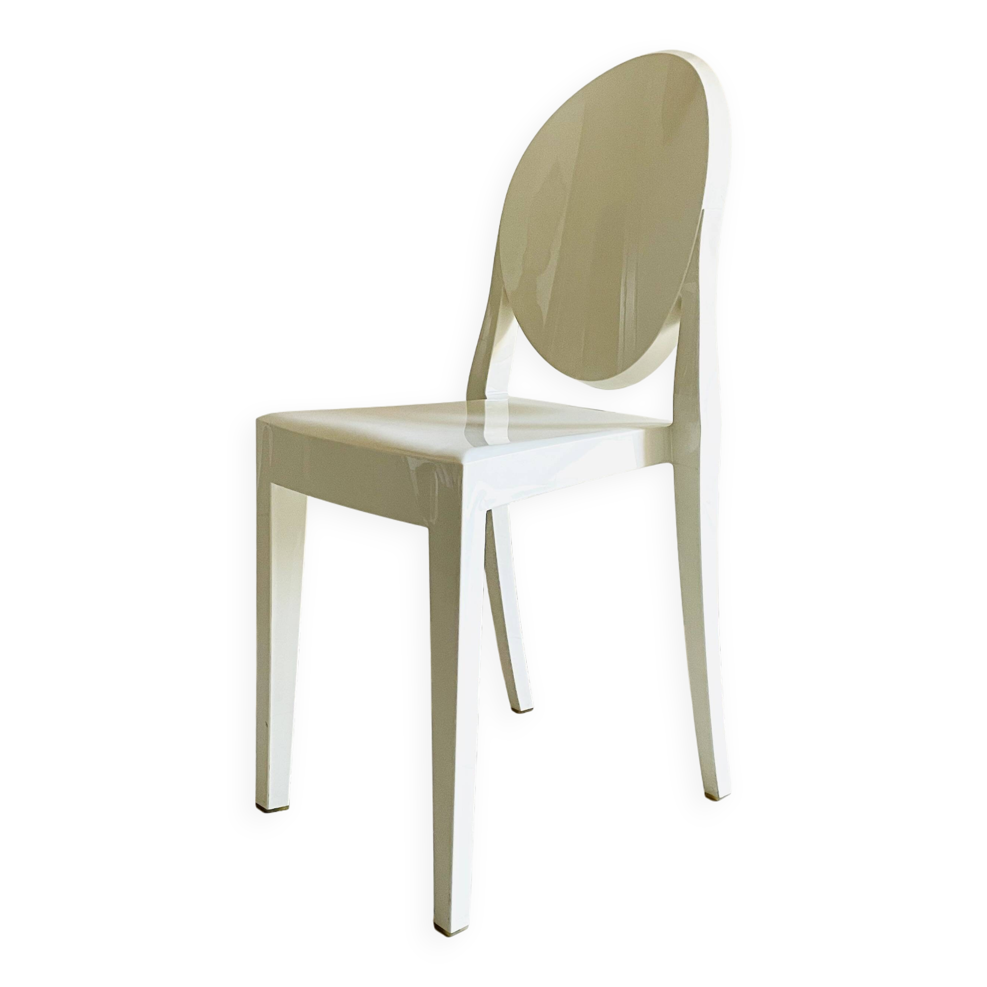 Victoria Ghost Chair by Philippe Starck by Kartell - White - Design Icon