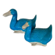 Paire de canards en porcelaine de Chine - milieu XXeme