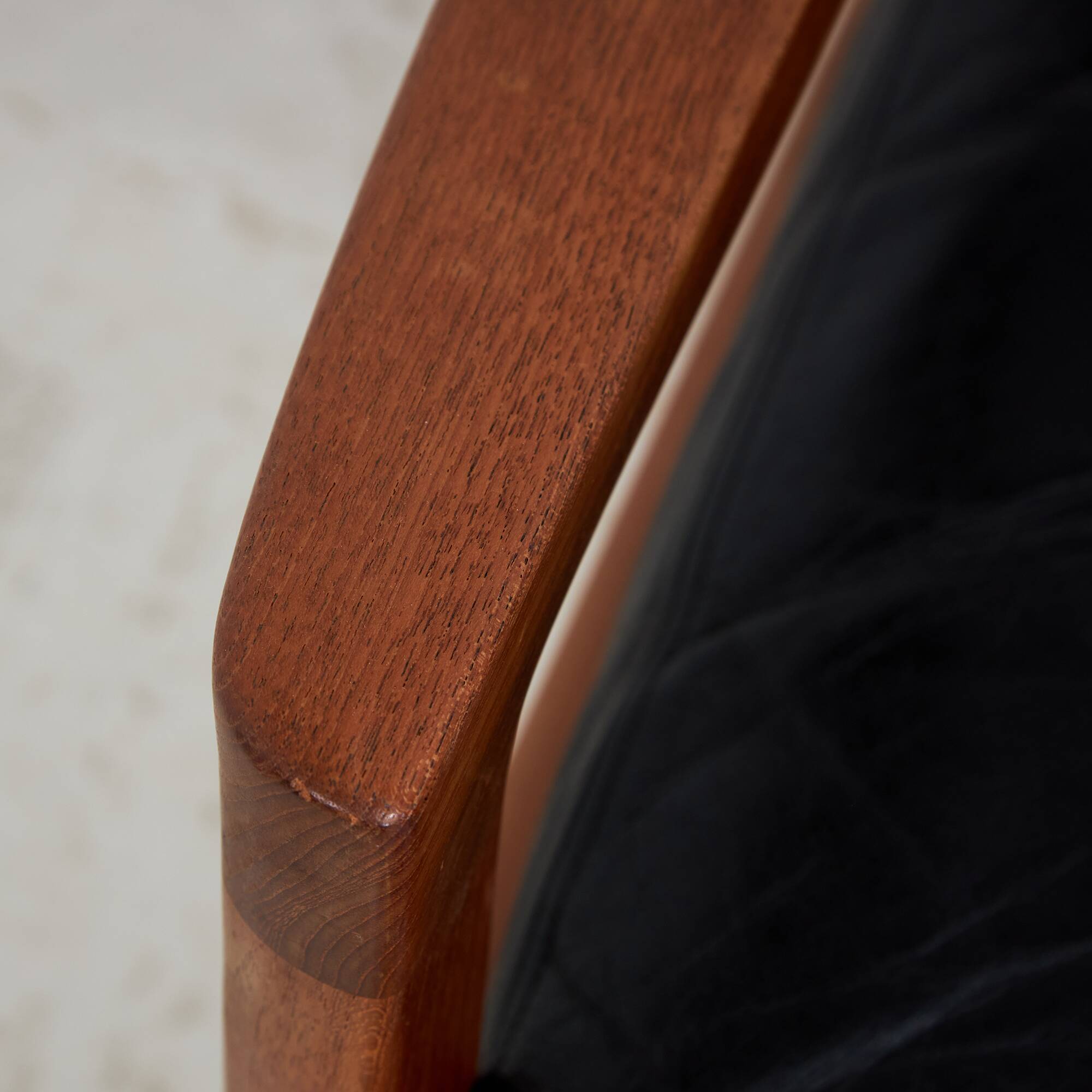 Senator Leather Sofa Set by Ole Wanscher for France & Søn, 1960s, Set of 3 (MK10221)