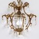 Vintage chandelier with stamp