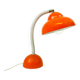 Mid Century 70s space age orange Desk Lamp by Temde