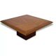 Table basse en bois de zebrano