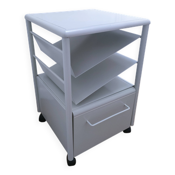 Agfa Design side table in lacquered metal