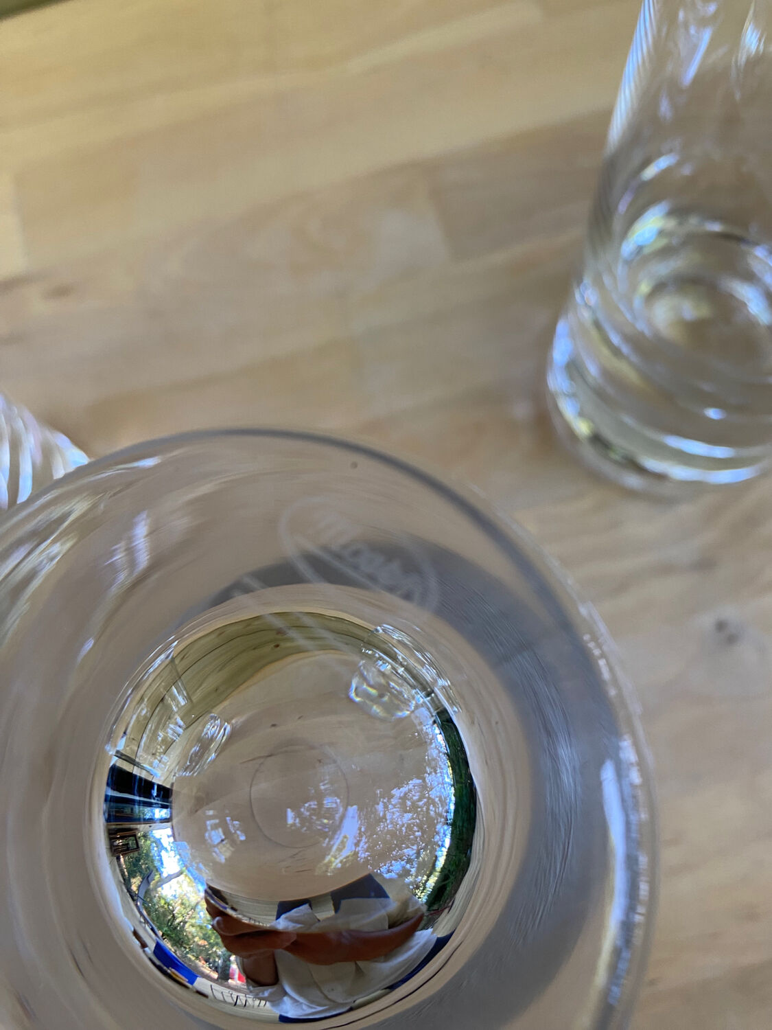 Set of 4 crystal tumbler glasses, Moser