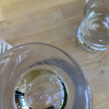 Set of 4 crystal tumbler glasses, Moser