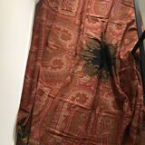 19th-century Alsatian Indian print in woven wool