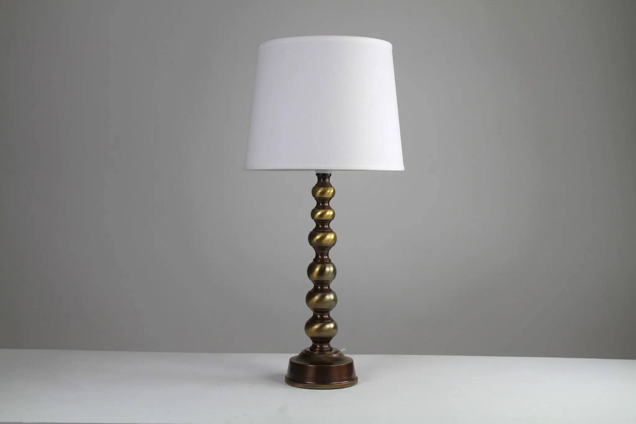Lampe de table en laiton Modèle 169.8 par Ivars Armatur AB – Suède, années 1970