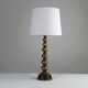 Lampe de table en laiton Modèle 169.8 par Ivars Armatur AB – Suède, années 1970