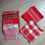 Set of 9 vintage napkins