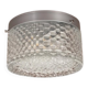 Lampe de plafond vintage en verre géométrique