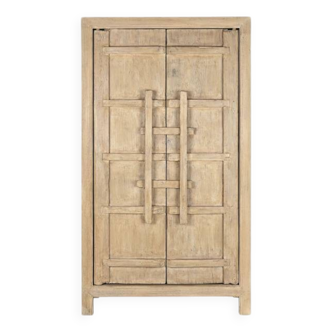 Solid elm cabinet 115x48x210 natural new condition