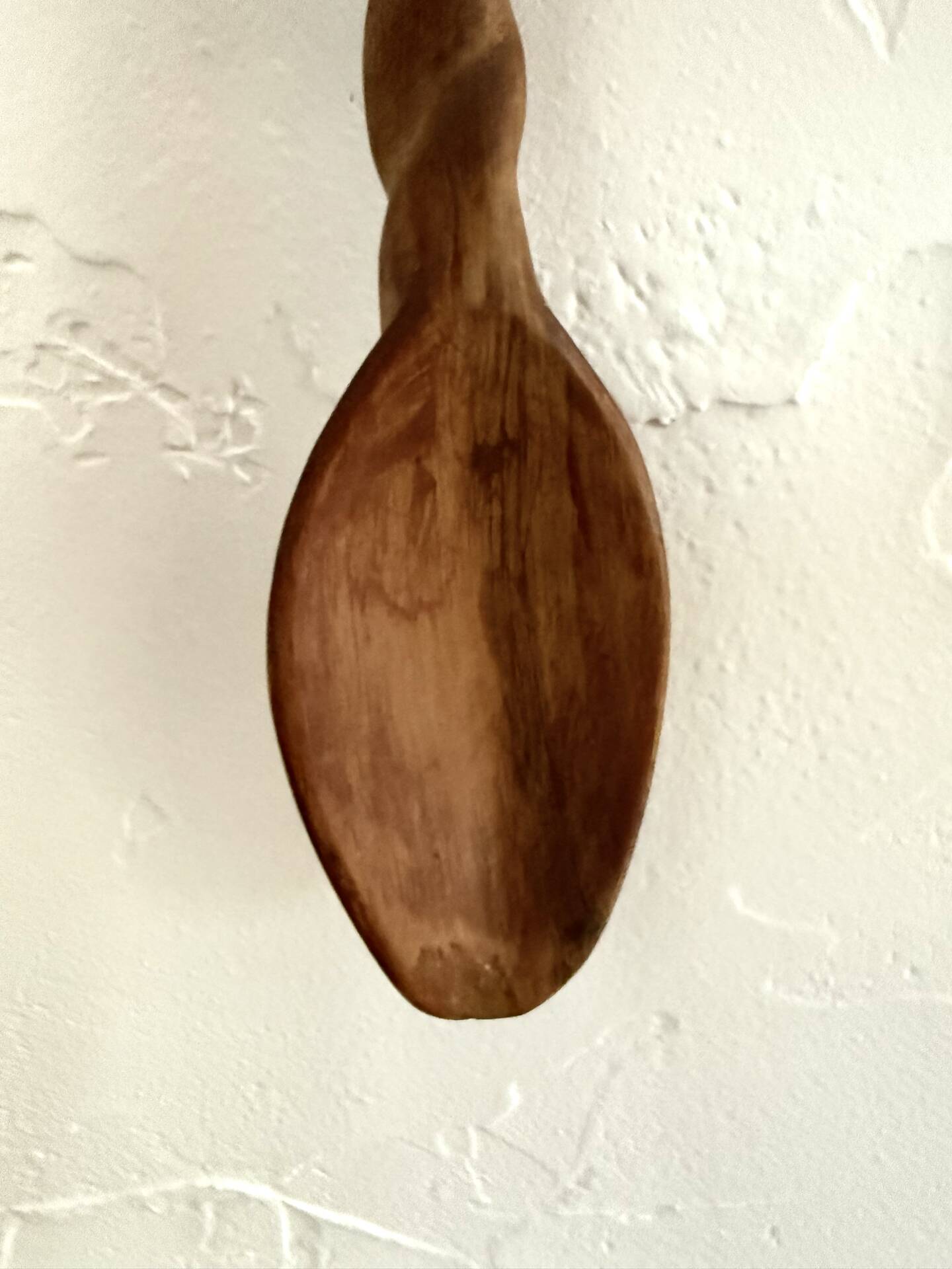 XXL carved wooden spoon and fork set