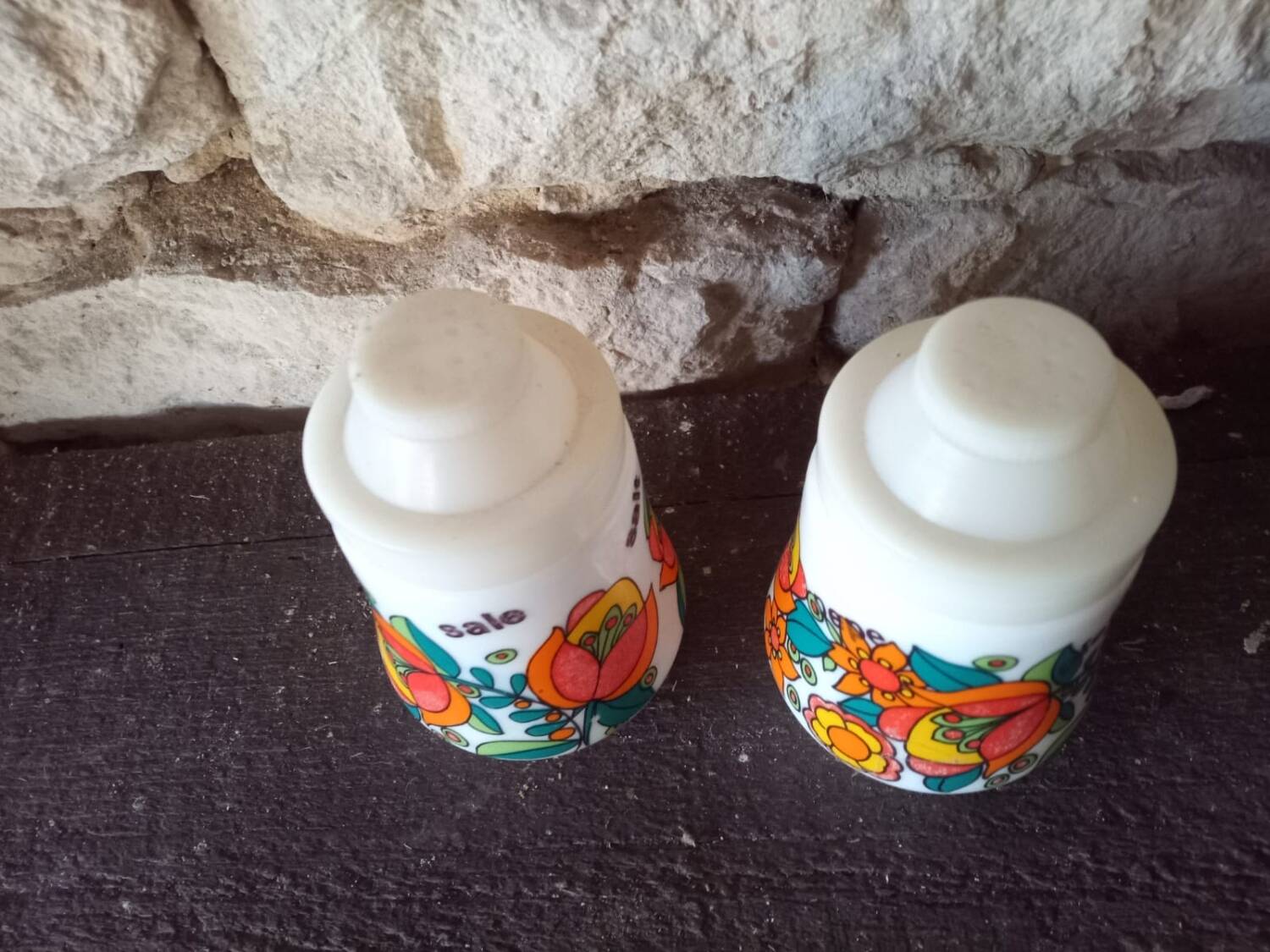 Vintage salt and pepper shakers