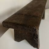 Folk art country bench/shelf, early 20th century