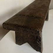 Banc de campagne étagère art populaire début 20e
