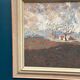 Original Swedish Oil on Panel – “Landscape” by Bertil Wahlberg – Signed – Vintage and Framed – 48 × 41.5 cm (18.9" × 16.3")