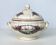 Earthenware tureen from sarreguemines obernai model illustrated by henri loux