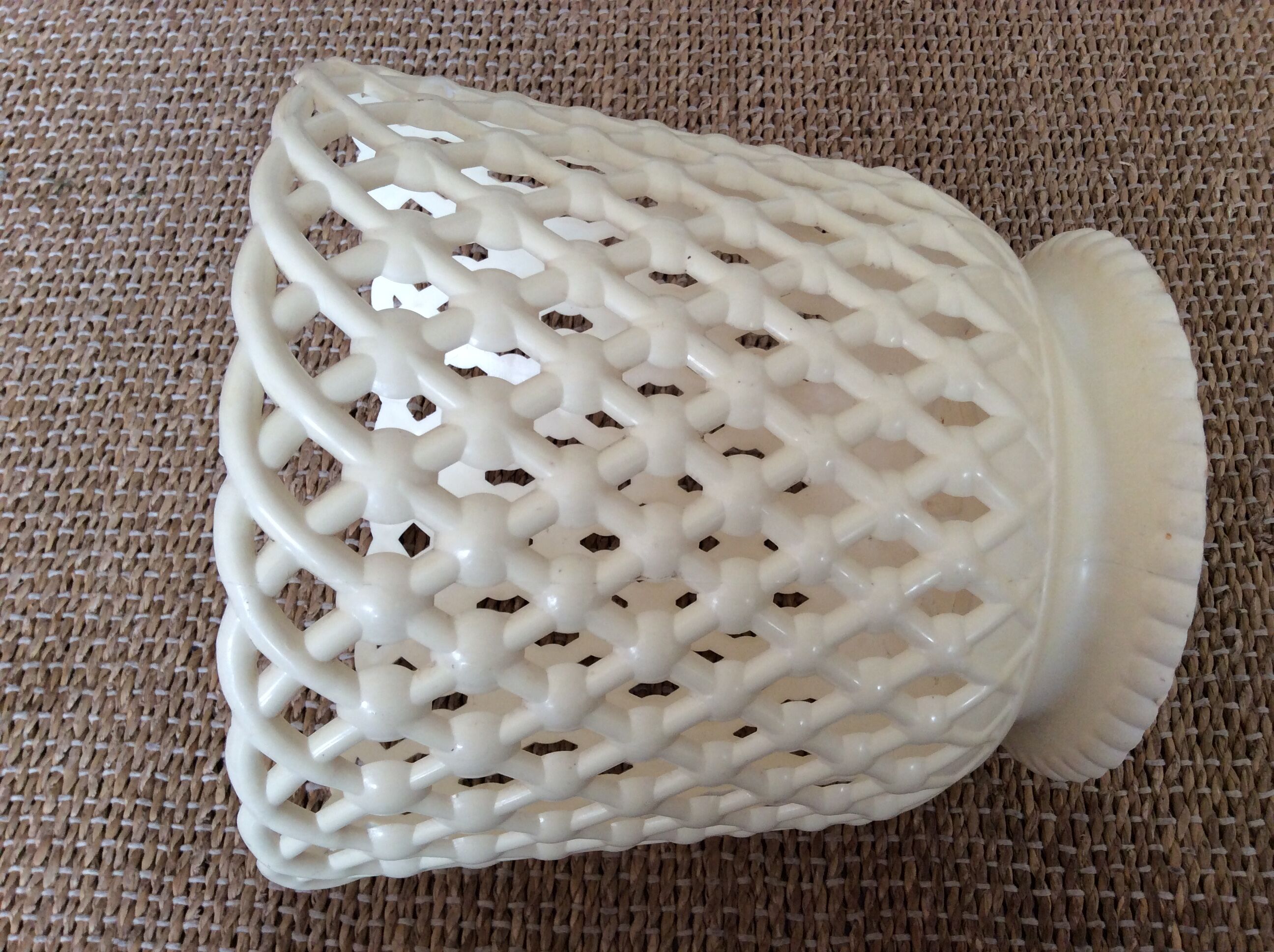 Hard plastic pot cover