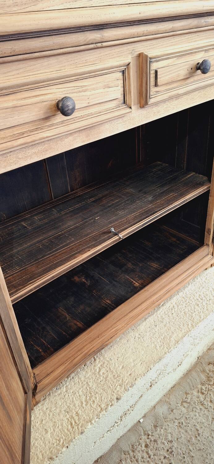 Antique two-body sideboard