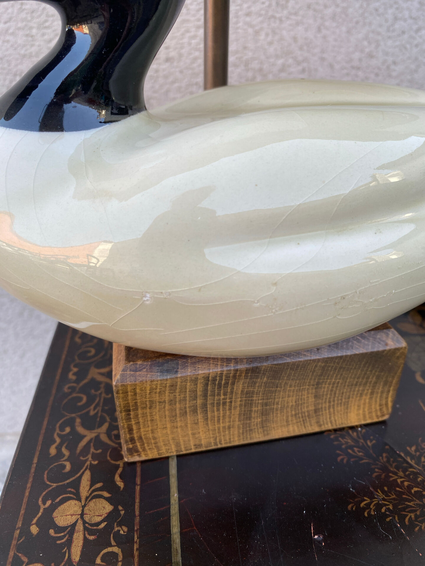 Lampe zoomorphe canard