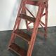 Industrial stepladder crafting foldable wooden painter