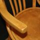 Light beech Baumann armchair